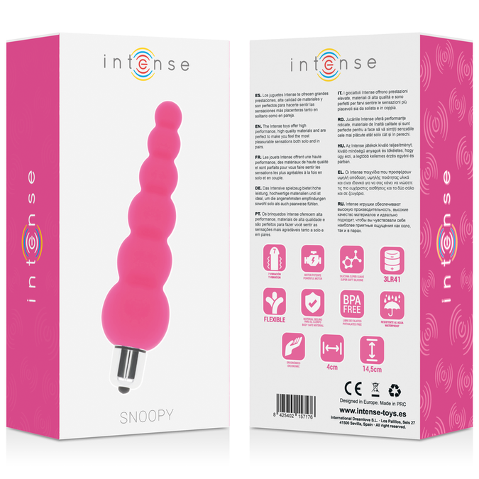 Intense – Snoopy 7 versnellingen siliconen Intense – Roze