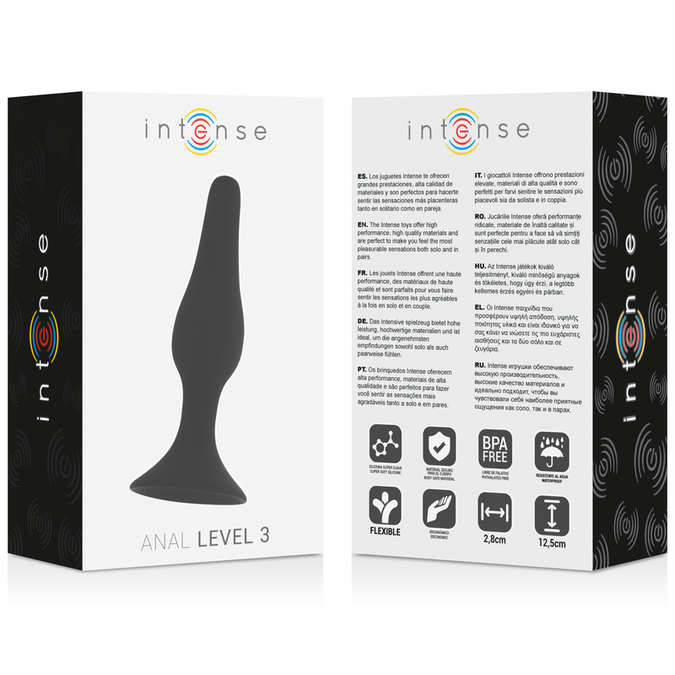 Intense – Anal Level 3 12.5cm Black