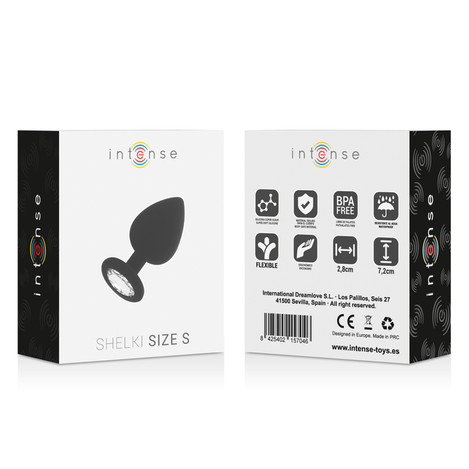 Intense – Shelki S Plug Anaal Zwart