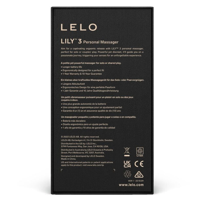 LELO – LILY 3 Persoonlijke Massager – Aquagroen