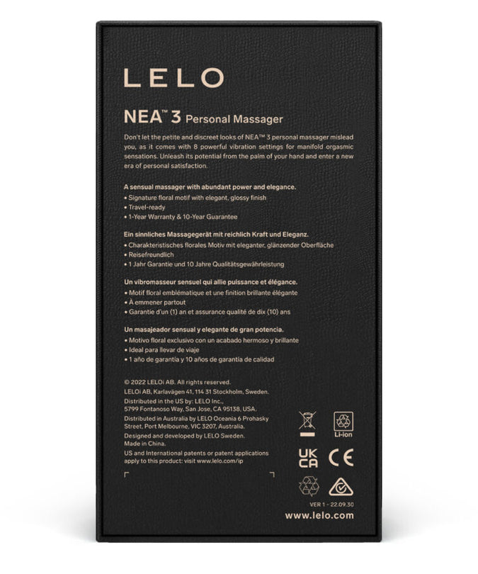 LELO – NEA 3 Personal Massager – Blue