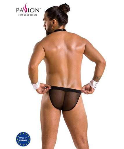 PASSION - 036 SLIP ALFROJO BLACK L/XL