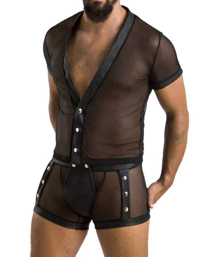 PASSION - 052 SET MICHAEL BLACK L/XL