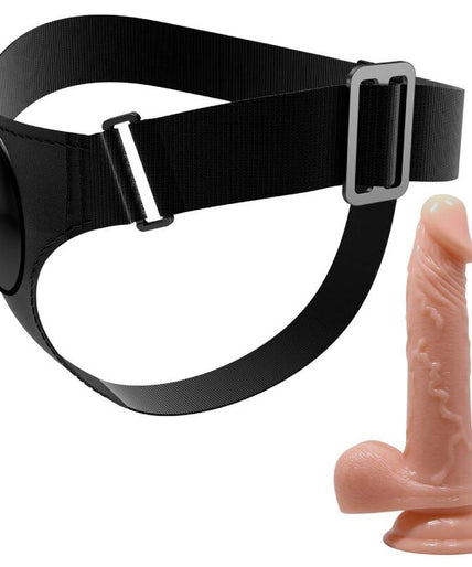 PRETTY LOVE - HARNESS BRIEFS UNIVERSAL HARNESS WITH DILDO KEVIN 19 CM NATURAL