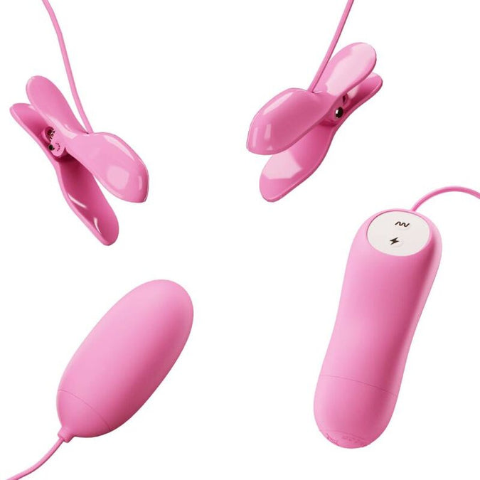 Pretty Love – Pinzette mit Vibration und pinkem Elektroschock