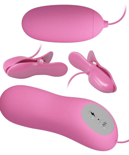 PRETTY LOVE - TWEEZERS WITH VIBRATION AND PINK ELETROSHOCK
