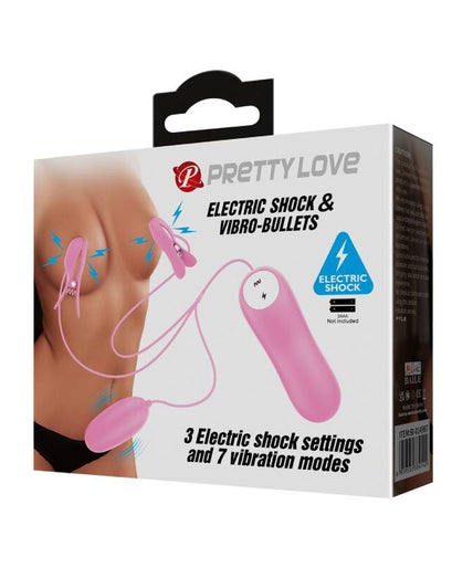 PRETTY LOVE - TWEEZERS WITH VIBRATION AND PINK ELETROSHOCK