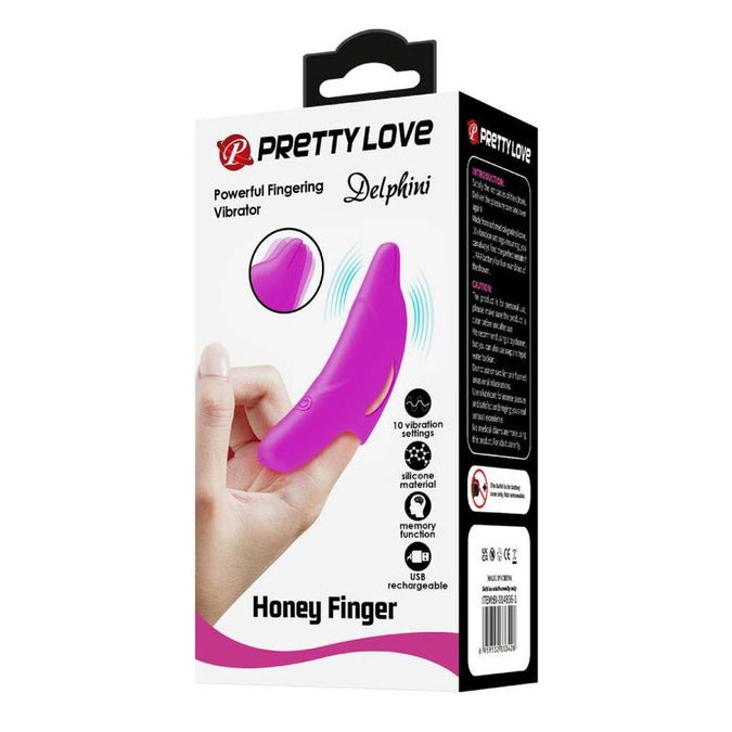 Pretty Love – Delphini kraftvoller lila Fingersimulator
