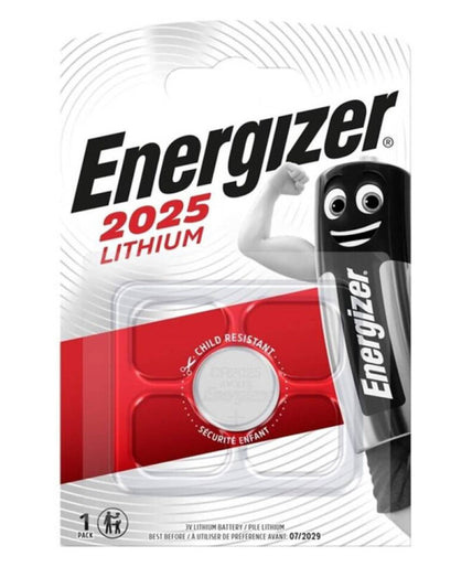 Energizer – Lithium knoopcelbatterij CR2025 3V 1 stuk