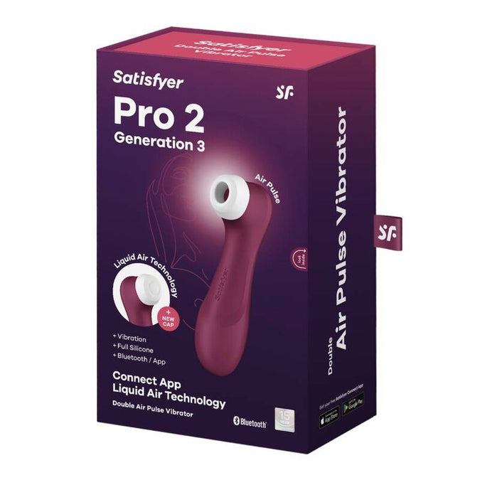 Satisfyer – Pro 2 Generación 3 Wine Red Bluetooth & App