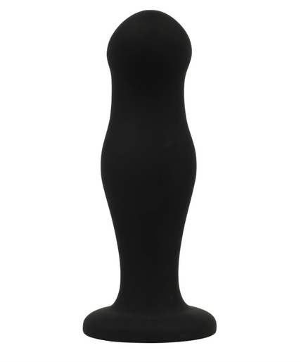BLACK&SILVER - SEAN PLUG ANAL PREMIUM SILICONE BLACK