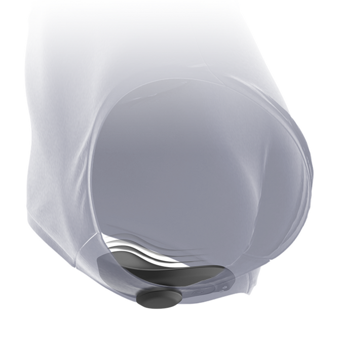 ZWART&ZILVER - PRESTON OPLAADBARE SILICONEN VIBRATOR PANTY ZWART