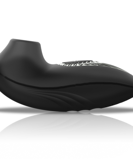 Zwart & zilver – Drake Deluxe Zuigvibrator Oplaadbaar Siliconen Zwart