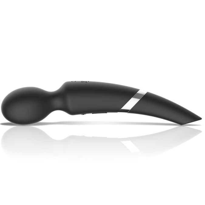 Black&silver – Beck Wand and Suction Cup 2 in 1 Silicone