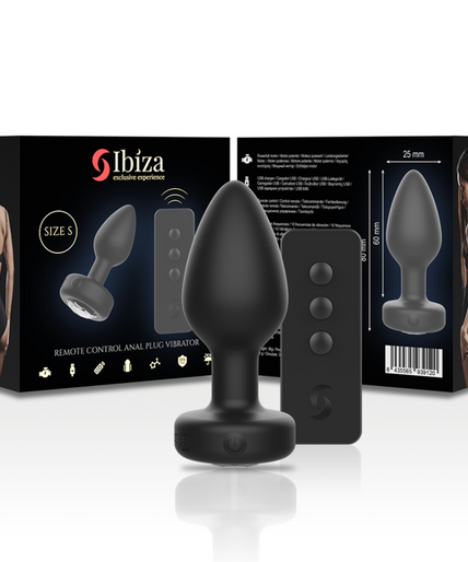 IBIZA - REMOTE CONTROL ANAL PLUG SIZE S