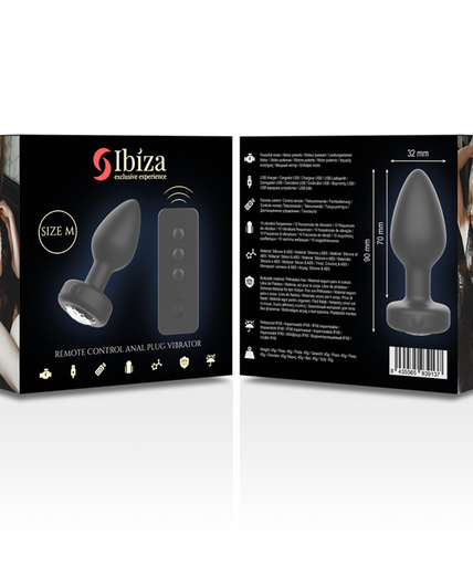 IBIZA - REMOTE CONTROL ANAL PLUG SIZE M