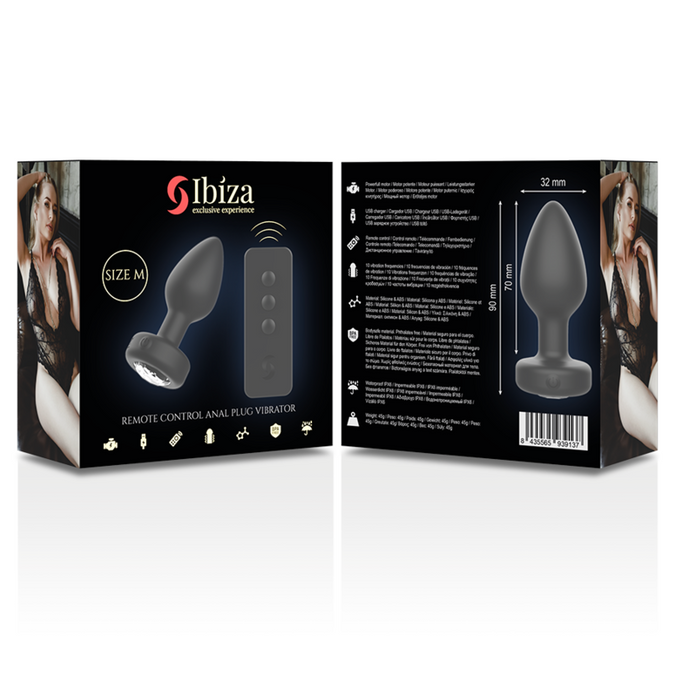 Ibiza – Afstandsbediening Anaal Plug M