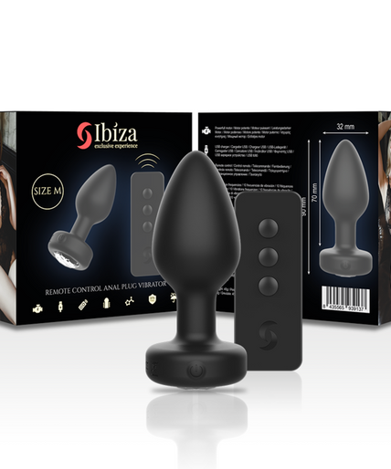 IBIZA - REMOTE CONTROL ANAL PLUG SIZE M