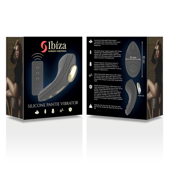Ibiza – siliconen slipje vibrator met afstandsbediening