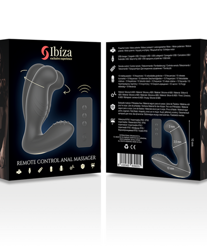 IBIZA - ANAL MASSAGER REMOTE CONTROL 10 x 3.5 CM