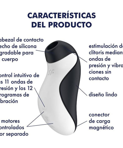 SATISFYER - ORCA AIR PULSE STIMULATOR + VIBRATION