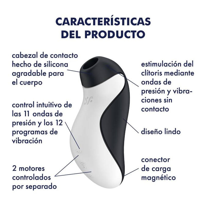 Satisfyer – Orca luchtdrukstimulator met vibratie