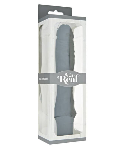 GET REAL - CLASSIC LARGE BLACK VIBRATOR