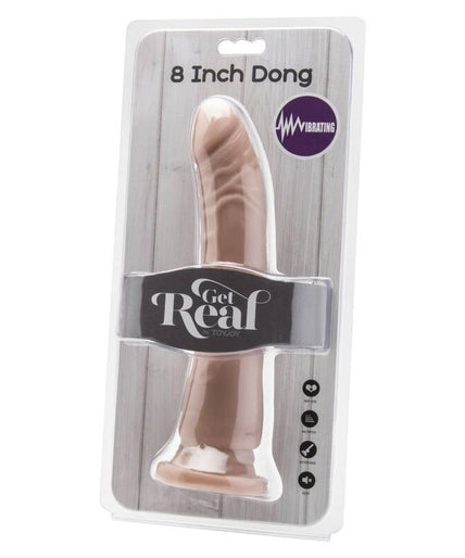 GET REAL - DONG 20,5 CM VIBRATING SKIN