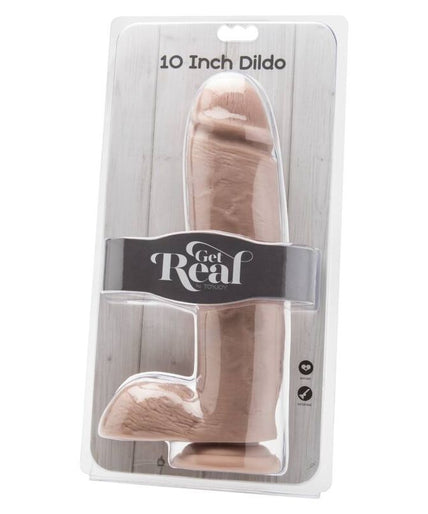 GET REAL - DILDO 25,5 CM WITH BALLS SKIN
