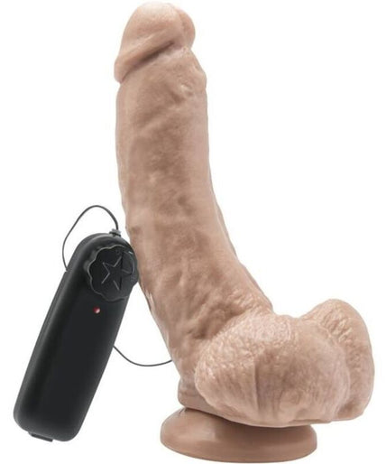 GET REAL - DILDO 20,5 CM WITH BALLS VIBRATOR SKIN