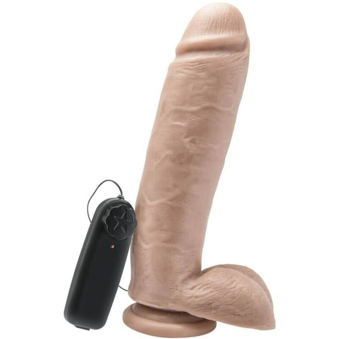 Get Real – Dildo 25,5 cm met ballen vibrator huid