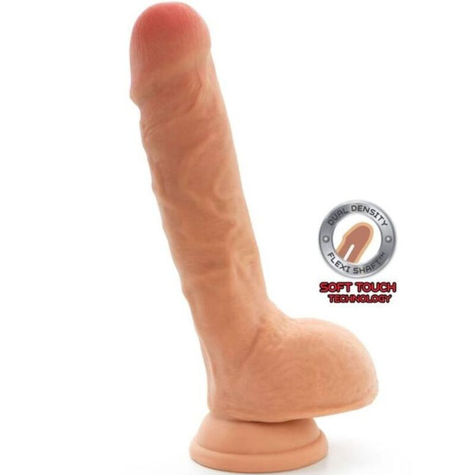 GET REAL - DUAL DENSITY DILDO 18 CM BAL HUID
