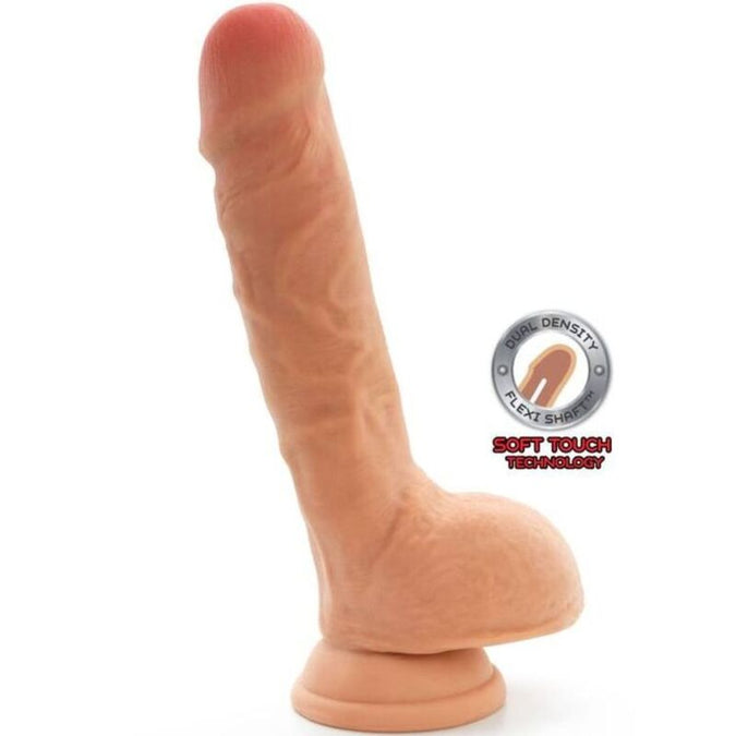 Get Real – Dual Density Realistic Dildo with Balls Skin 25.5 Cm