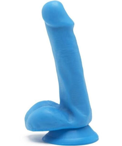 BE REAL - HAPPY DICKS DILDO 12 CM BALLEN BLAUW
