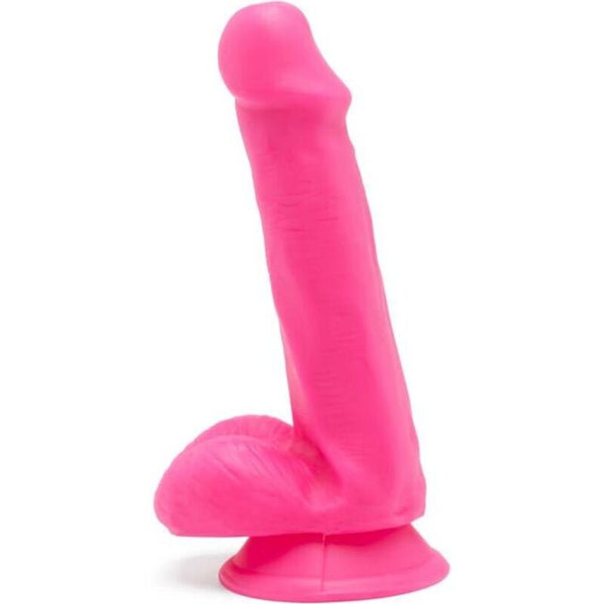 Get Real – Happy Dicks Dildo with Balls Pink 12 Cm