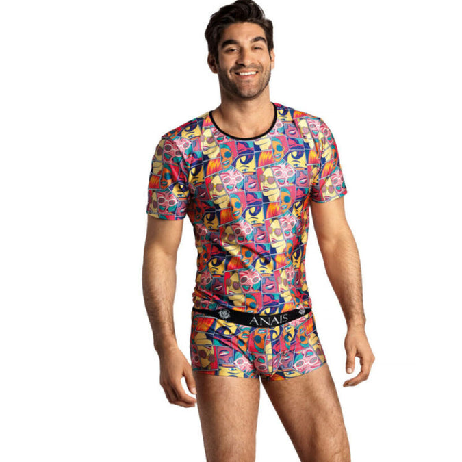 ANAIS MANNEN - STRIPBOEK T-SHIRT M