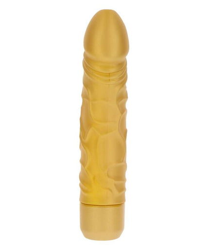 GET REAL - GOLD DICKER ORIGINAL VIBRATOR GOLD