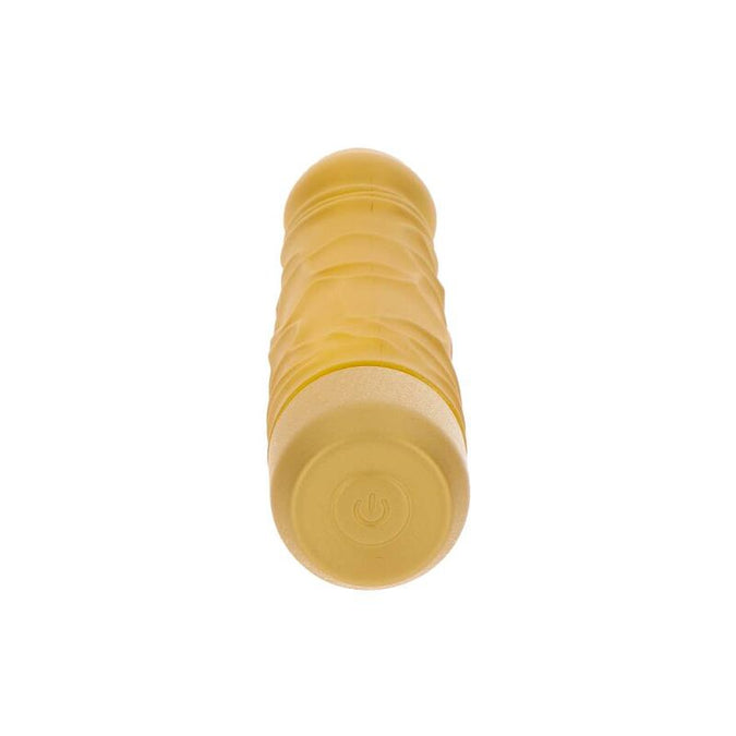 GET REAL - GOLD DICKER ORIGINELE VIBRATOR GOUD