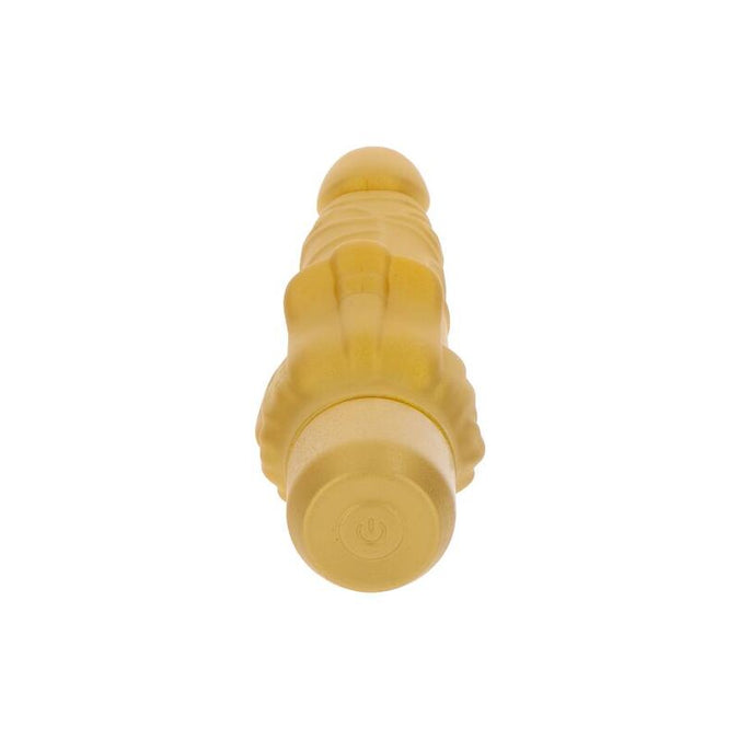 GET REAL - GOLD DICKER STIM VIBRATOR GOUD