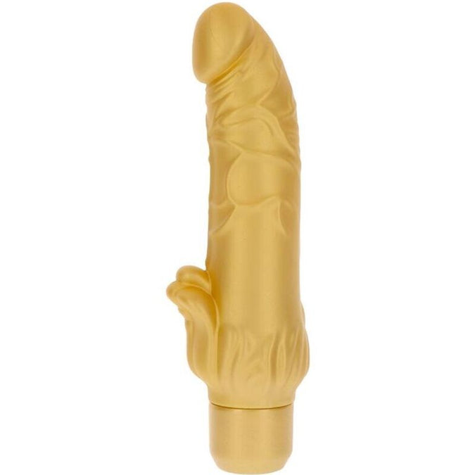 GET REAL - GOLD DICKER STIM VIBRATOR GOUD