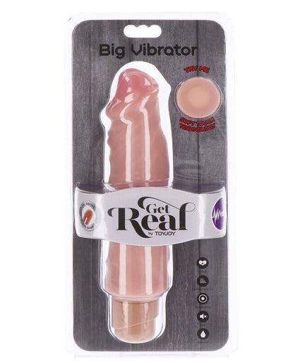GET REAL - DUAL DENSITY BIG VIBRATOR 20,5 CM SKIN