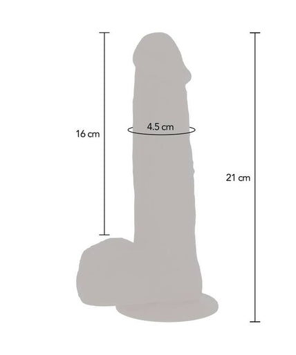 GET REAL - ROTATING BEADS VIBRATING DILDO SKIN