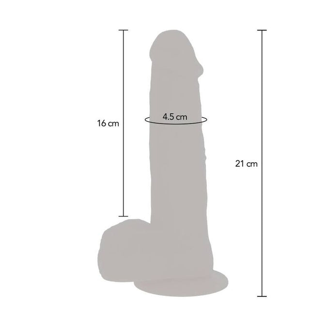 ECHT WAAR - Roterende Kralen Vibrerende Dildo Huid