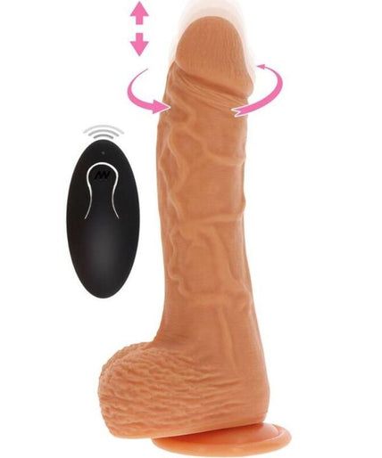 GET REAL - UP&DOWN ROTATING VIBR DILDO SKIN
