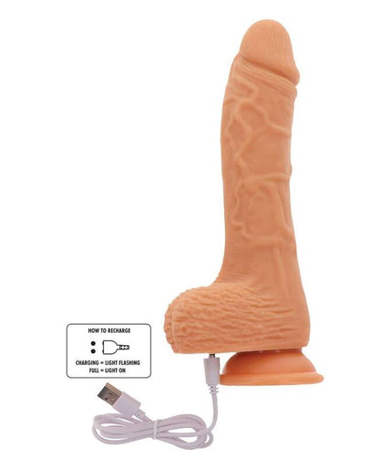 GET REAL - UP&DOWN ROTATING VIBR DILDO SKIN