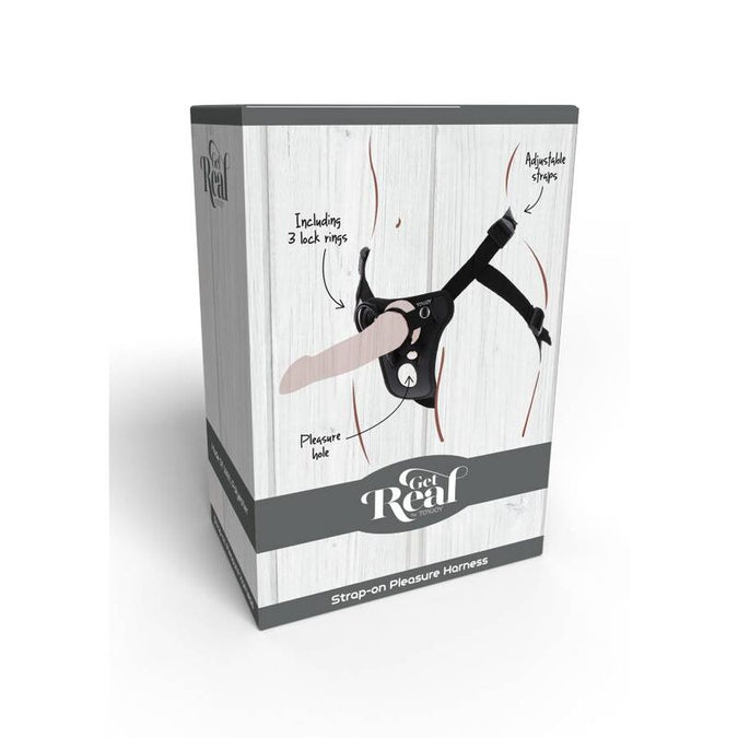 Get Real – Strap – On Pleasure Harness Black