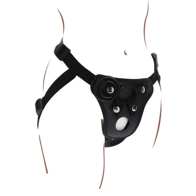 Get Real – Strap – On Pleasure Harness Black