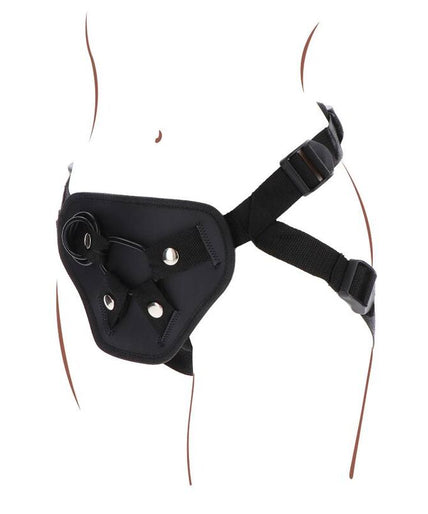 GET REAL - STRAP-ON DELUXE HARNESS BLACK