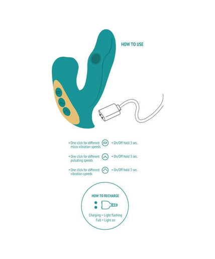 XOCOON - ETERNAL LOVE VIBE STIMULATOR GREEN