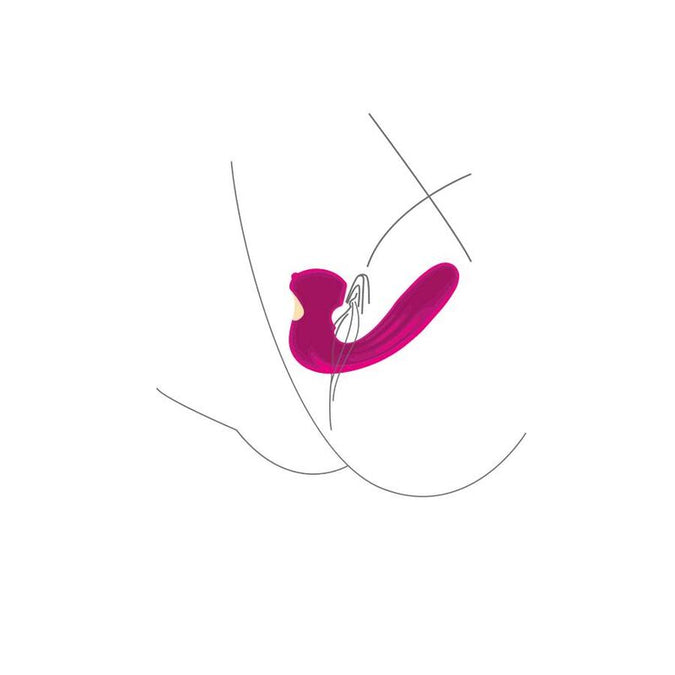 XOCOON - HEMELSE LIEFDESVIBESTIMULATOR FUCHSIA